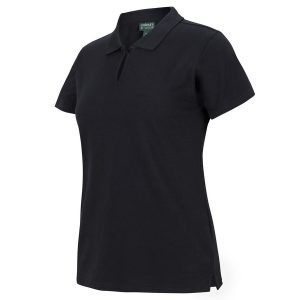 Ladies Cotton S/S Stretch Polo