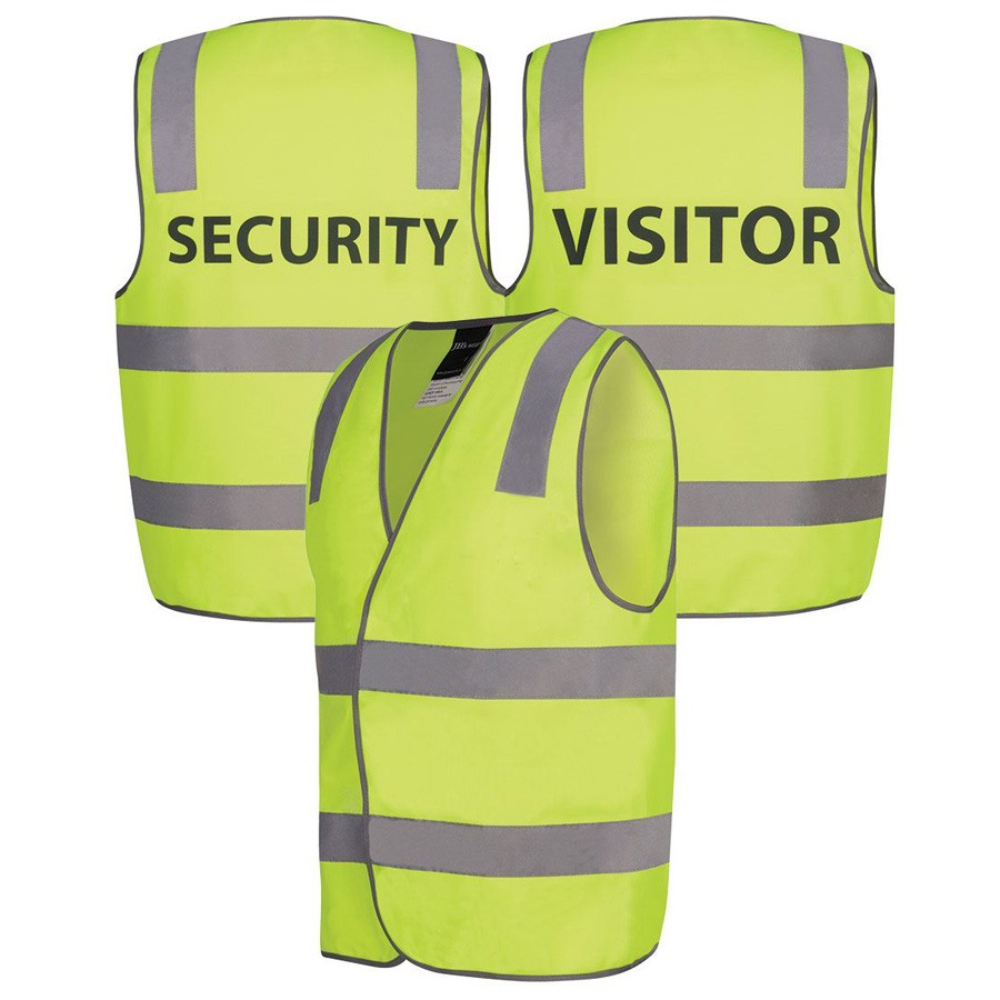JB's Hi Vis (D+N) Safety Vest Print (Security / Visitor)