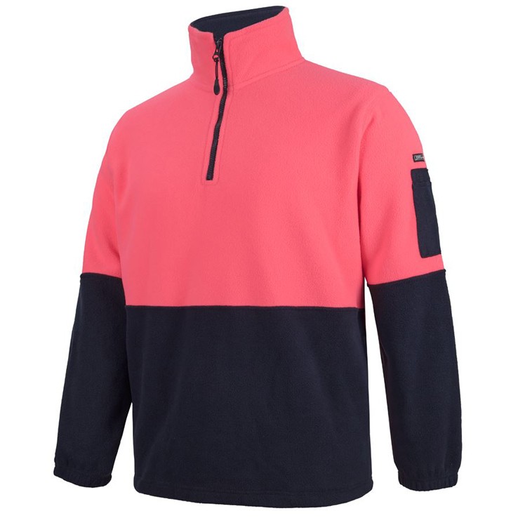 JB's Hi Vis 1/2 Zip Polar Fleece